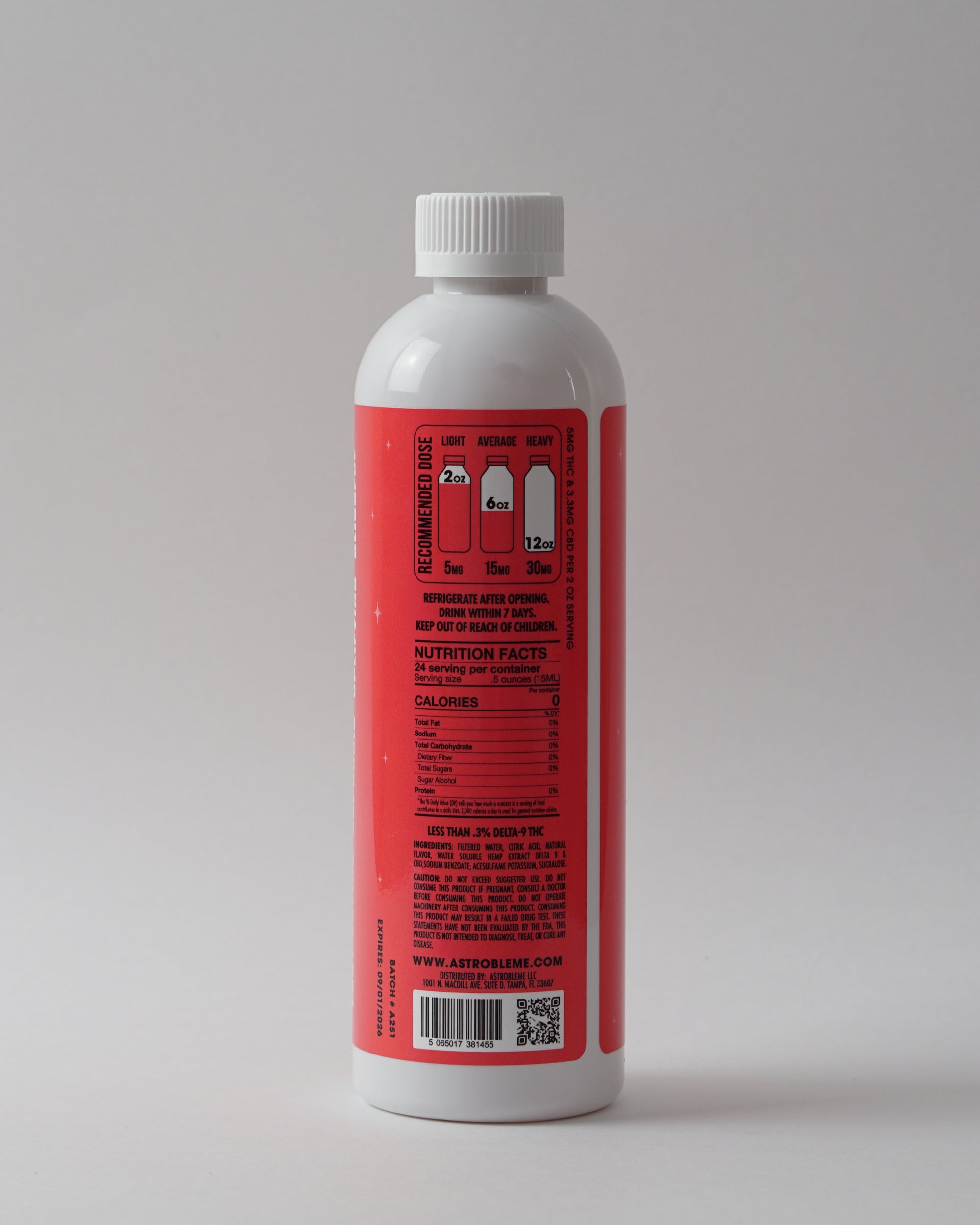 Strawberry Kiwi THC Sugar Free Drink