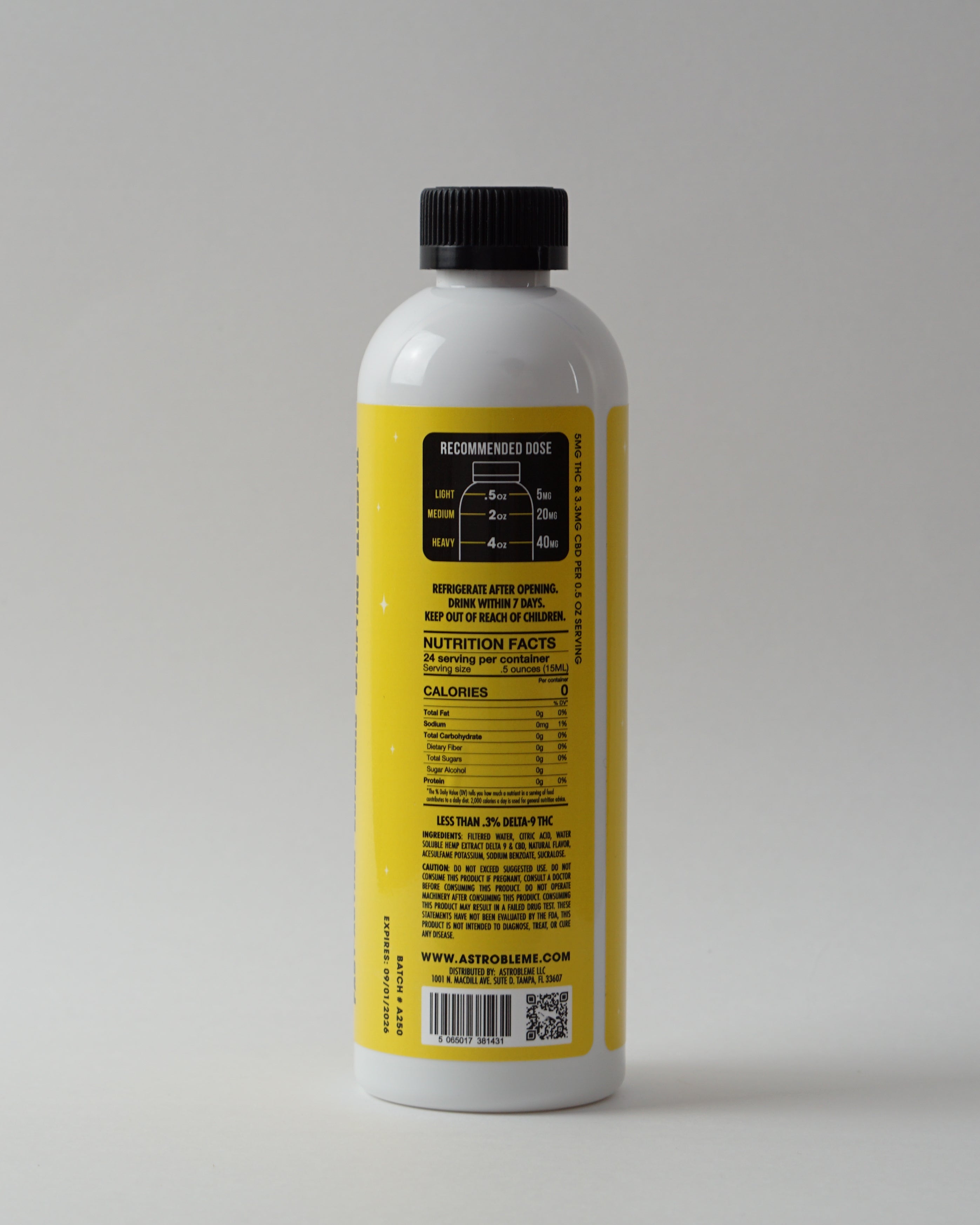 Sugar Free Extra Strength THC Lemonade